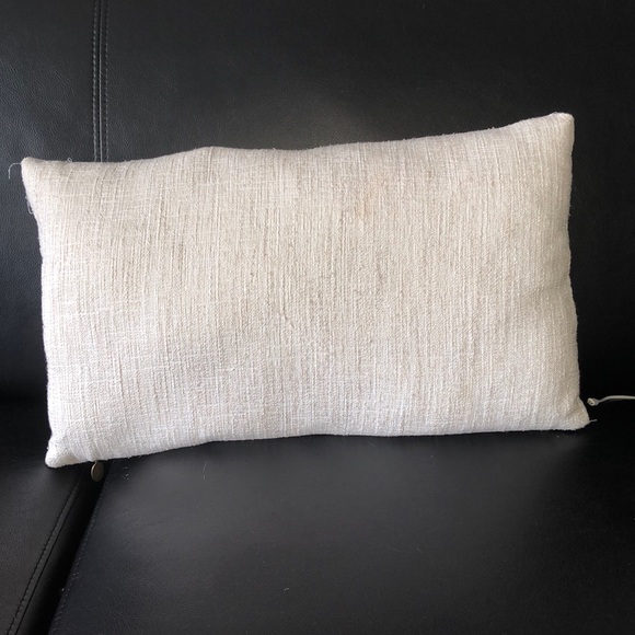 Cute cream throw pillow for bed/couch! - Picture 3 of 4